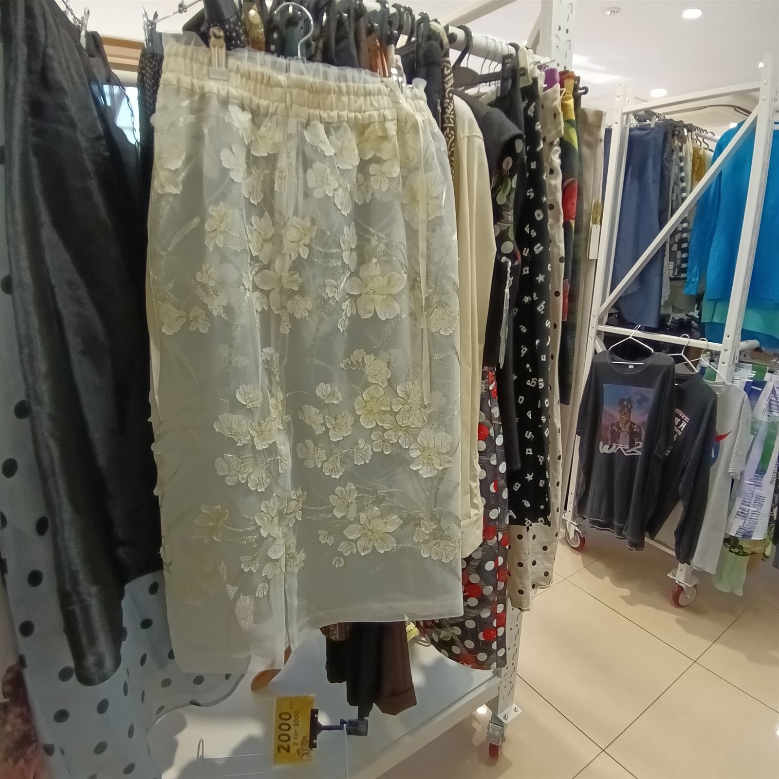 花柄シアースカート&古着各種