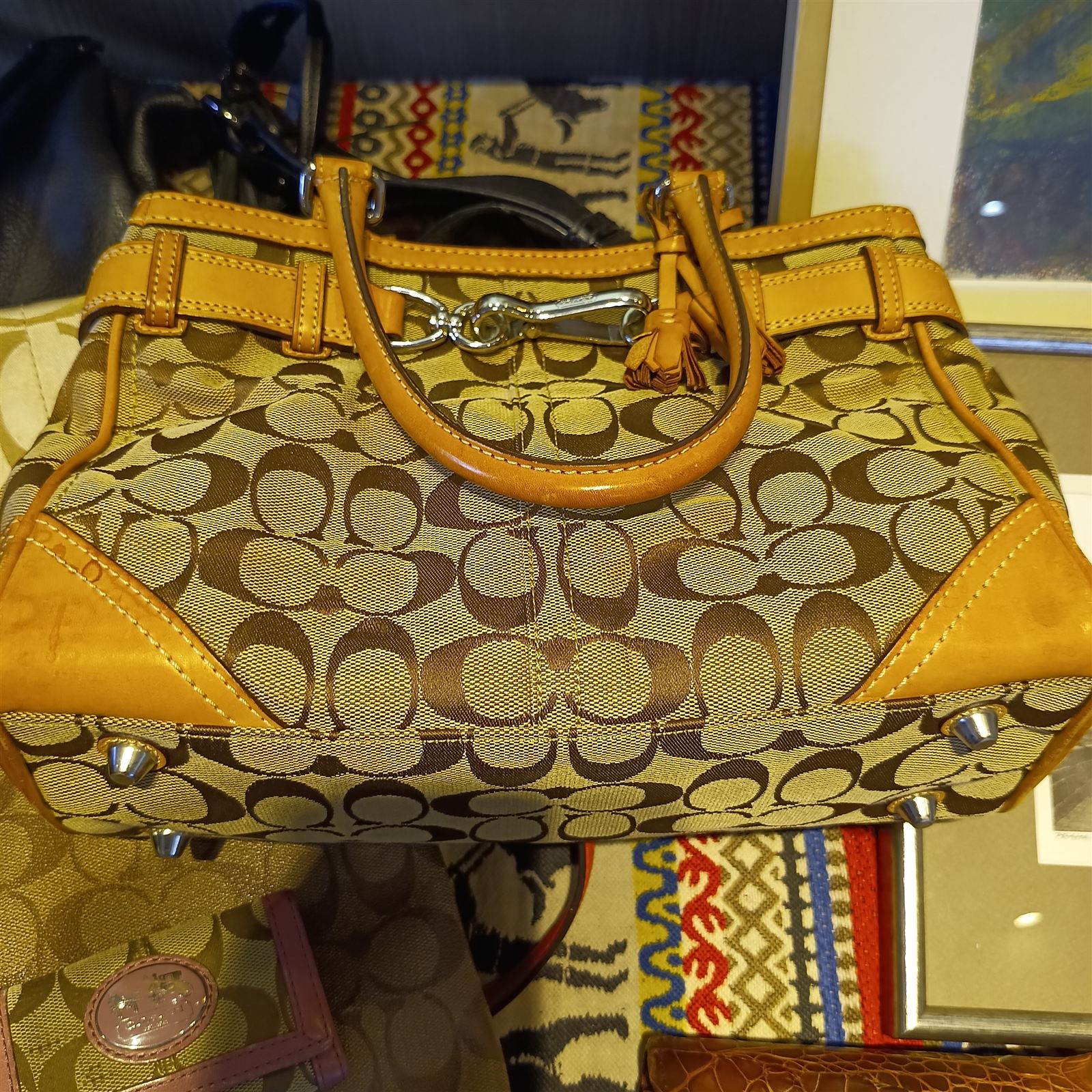 COACH シグネチャートートバッグ